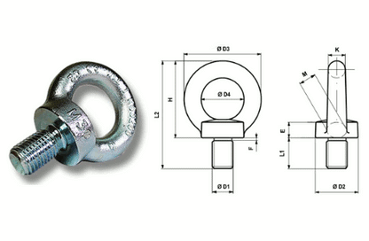 PERNO DE ÁNGULO-ZP-M12-DIN580