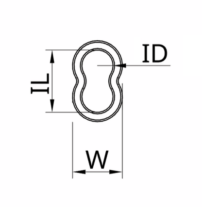 Code 1 Double Copper Ferrule (Nickel Plated) - 115.000.100