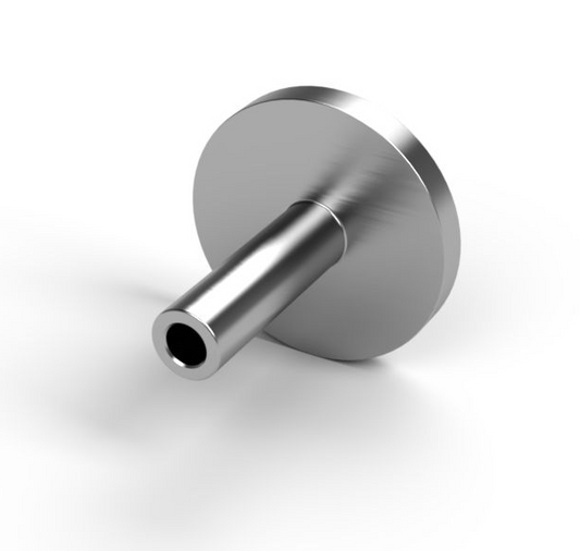 TECNI GYM 4mm A4 AISI 316 Stainless Steel  Swage 30mm Disc End Stop Terminal - 208.040.030