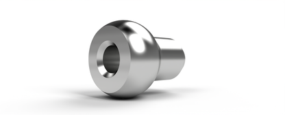 TECNI-GYM 2mm - 2.5mm (5/64" - 3/32") AISI 316 Stainless Steel Single Shank Ball Terminal  105.206.643 .