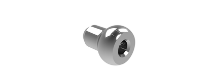 TECNI-GYM 2mm - 2.5mm (5/64" - 3/32") AISI 316 Stainless Steel Single Shank Ball Terminal  105.206.643 .