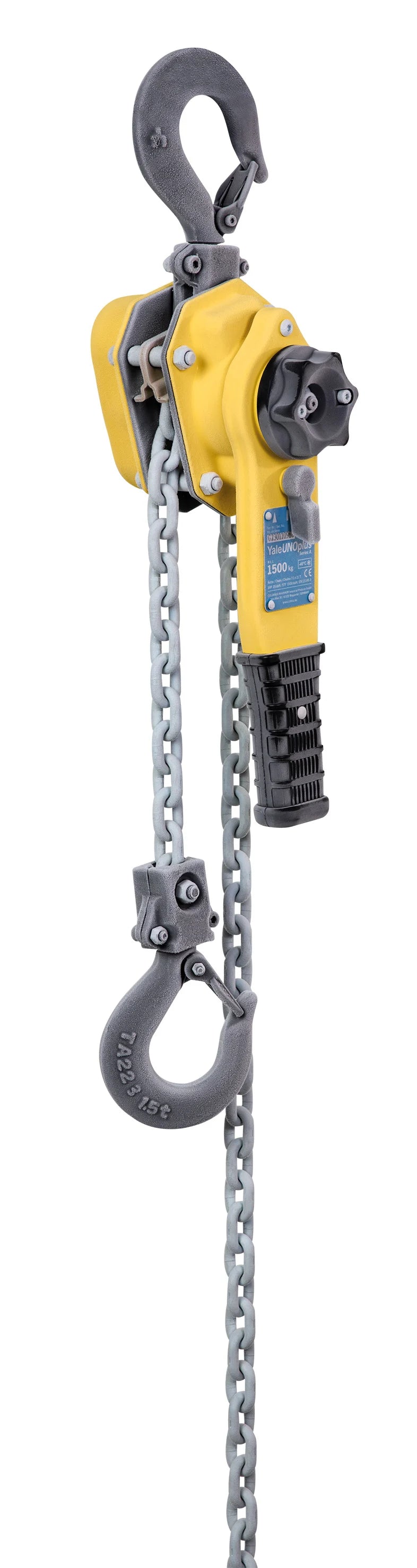 Yale UNOplus Series A Ratchet Lever Hoist - Standard Lift 1.5mtr